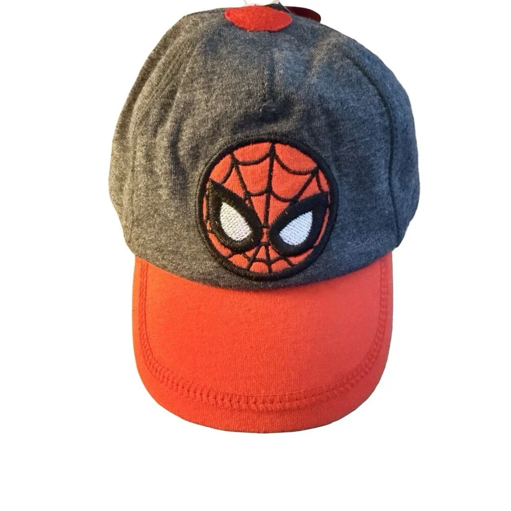 Marvel Spider Man Kids Baseball Cap Red Black Infant Cap Size 0-12 Month ￼